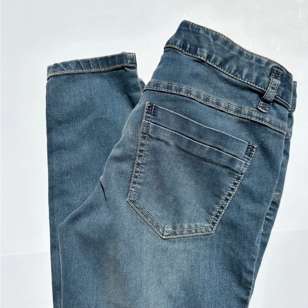 NWOT Free People Skinny Straight Leg Blue Denim Jeans - Picture 9 of 12